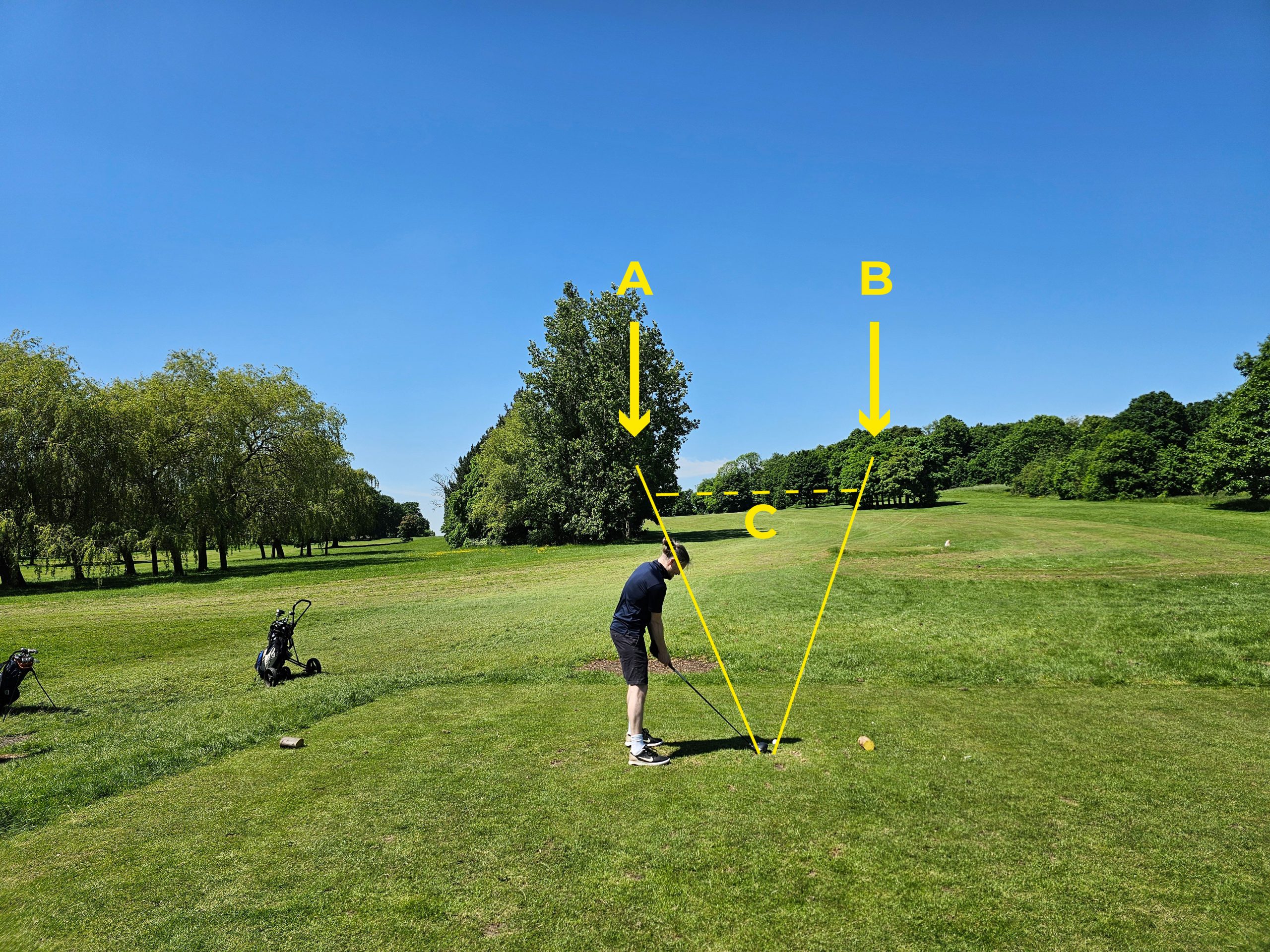 golf_striking_cone_illustration