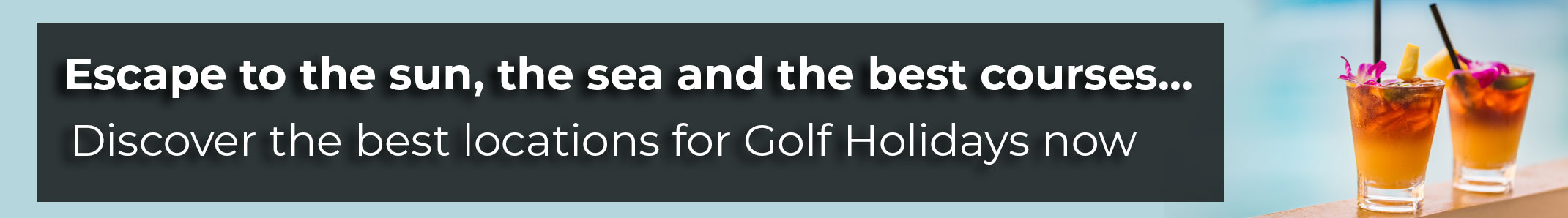 Golf Holiday Teaser Advert